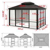 10x12FT Outdoor Solarium Sunroom