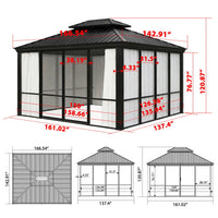 12x14FT Patio Sunroom
