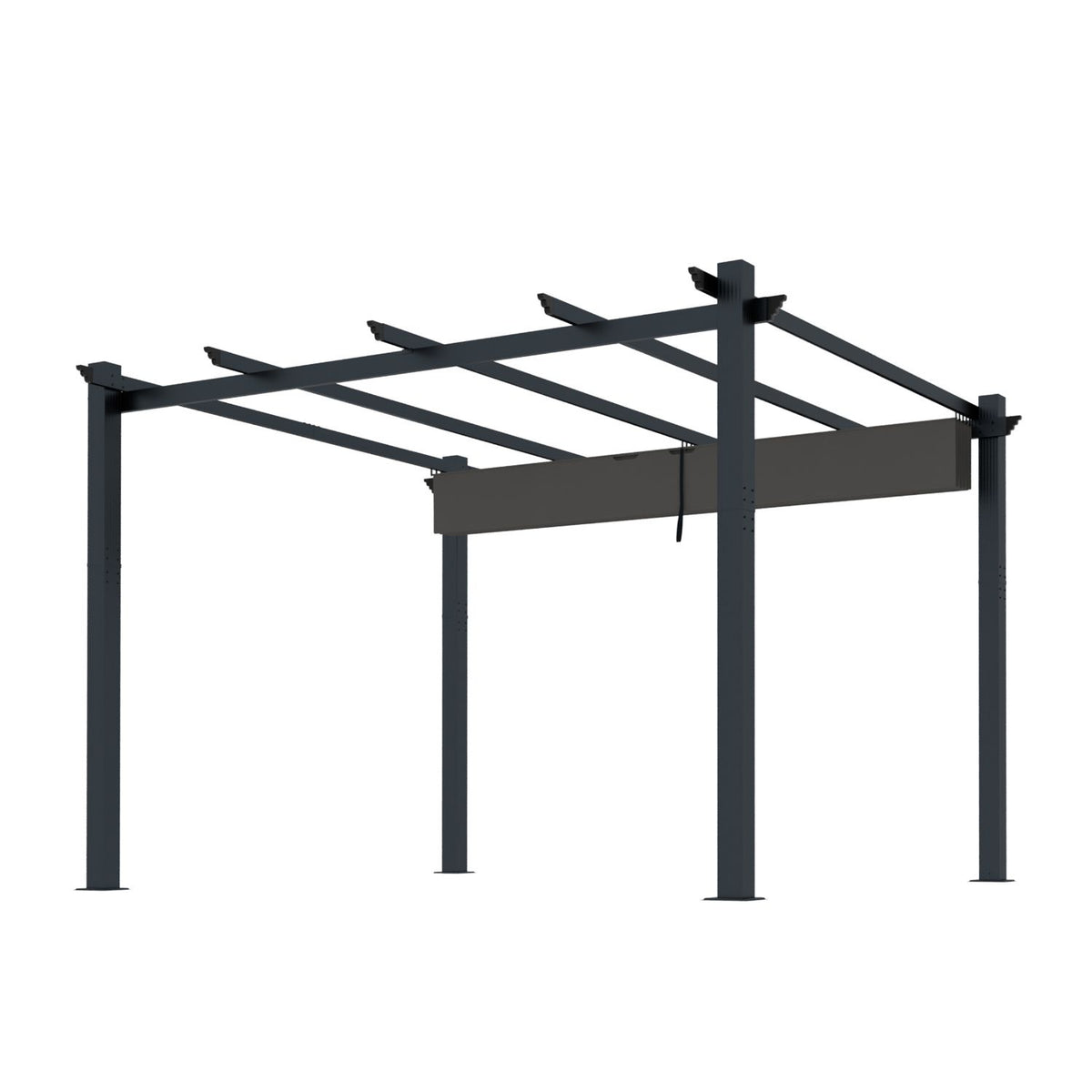 pergola tenten VEIKOUS 10 x 10 Aluminum Pergola with Retractable Canopy – Veikous