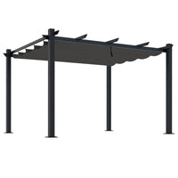 12x16 Pergola with Retractable Roof