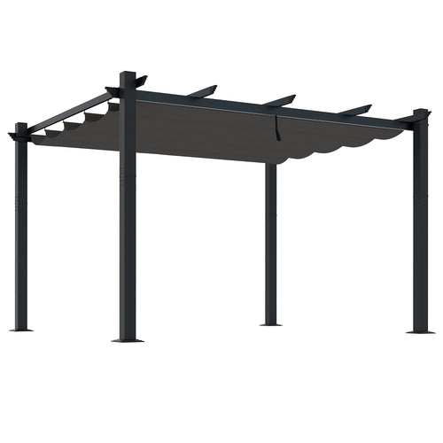 12x16 Pergola with Retractable Roof
