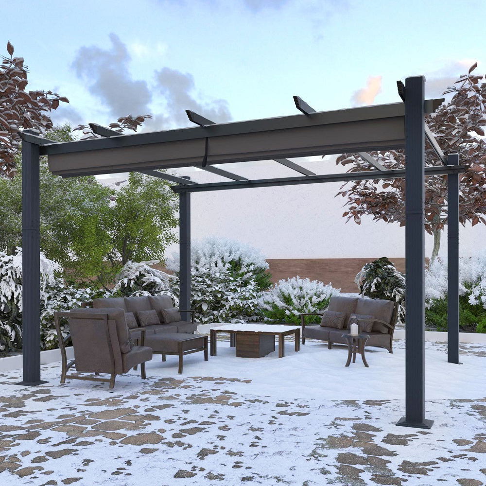 Pergola with Retractable Roof