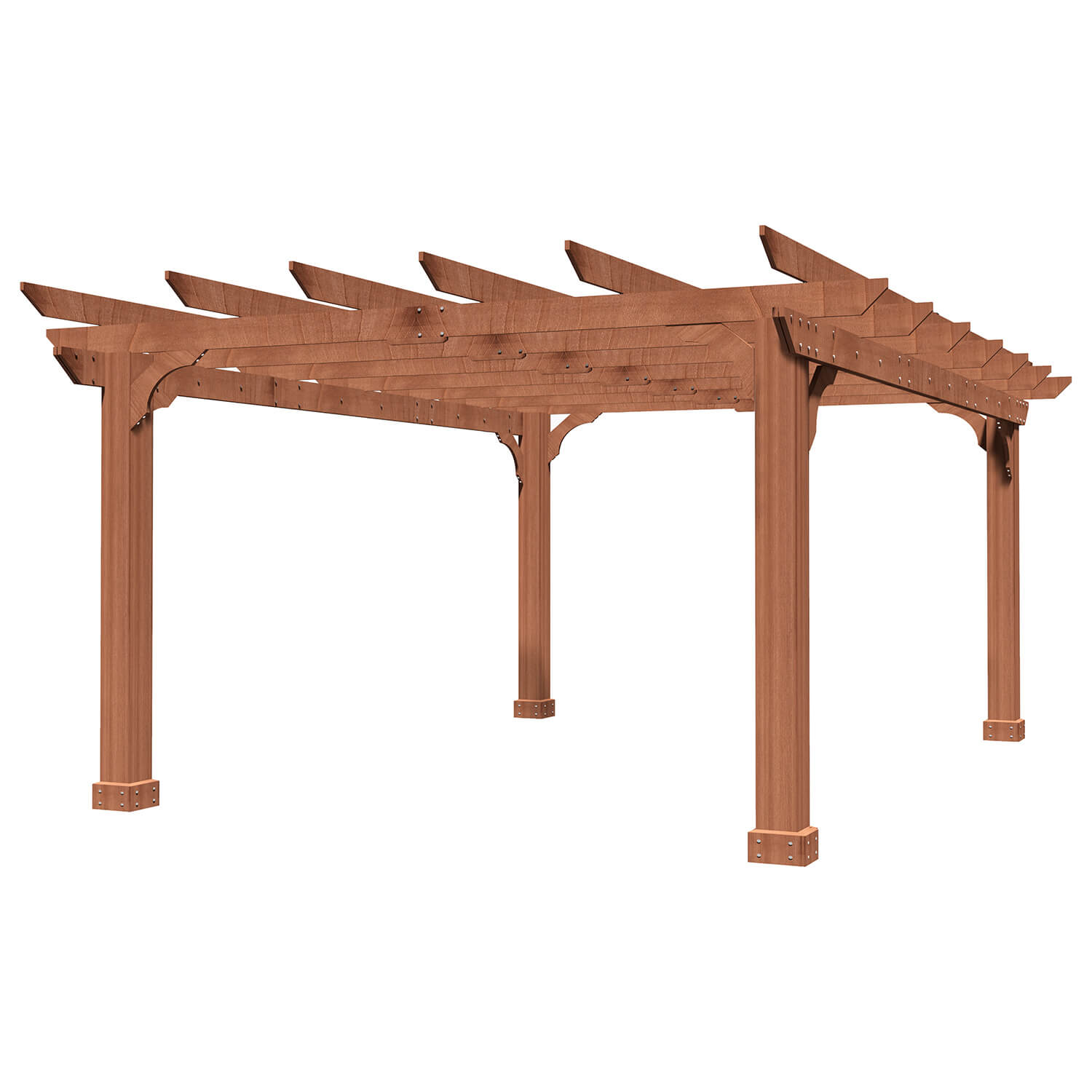 ペコページ Wooden Pergola with Roof, Cedar Framed for Backyard and Lawn – Veikous