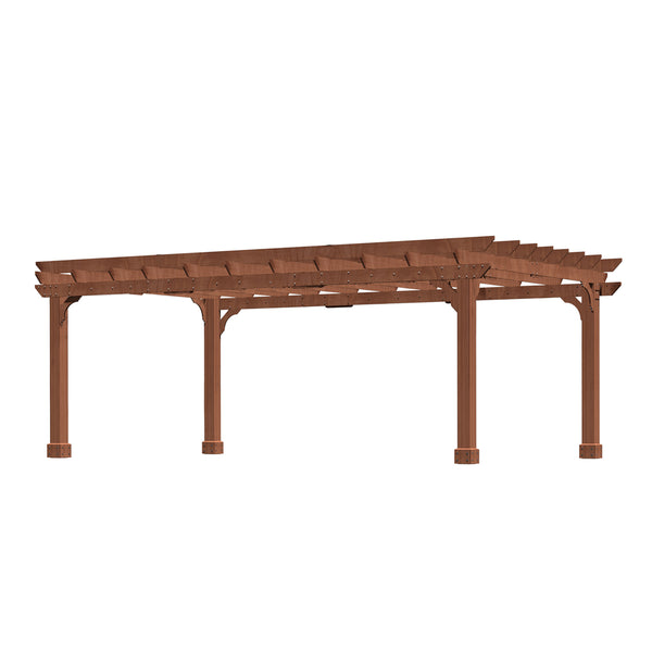 Cedar Pergola for Patio, 12× 16