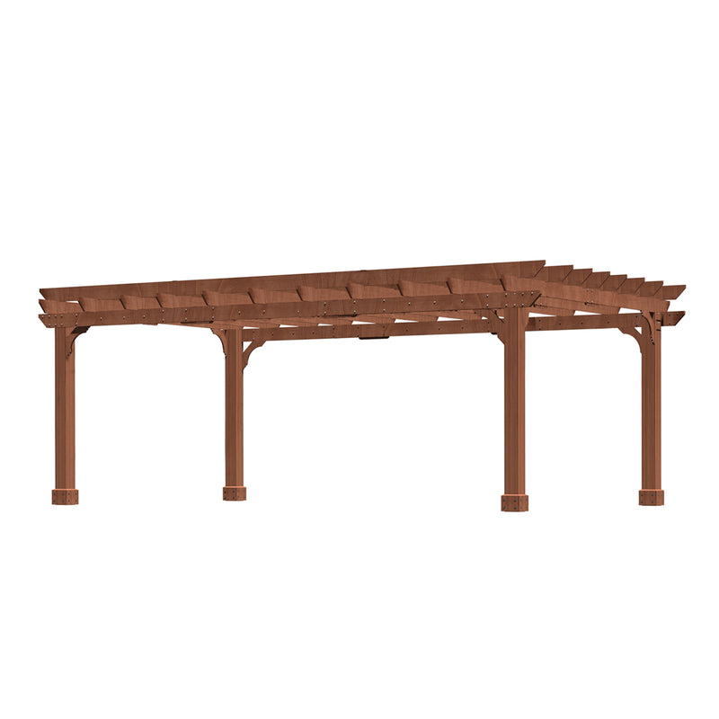 Cedar Pergola for Patio, 12× 16