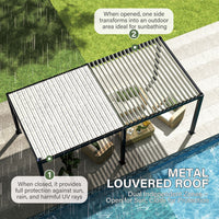 Louvered Pergola with Adjustable Roof
