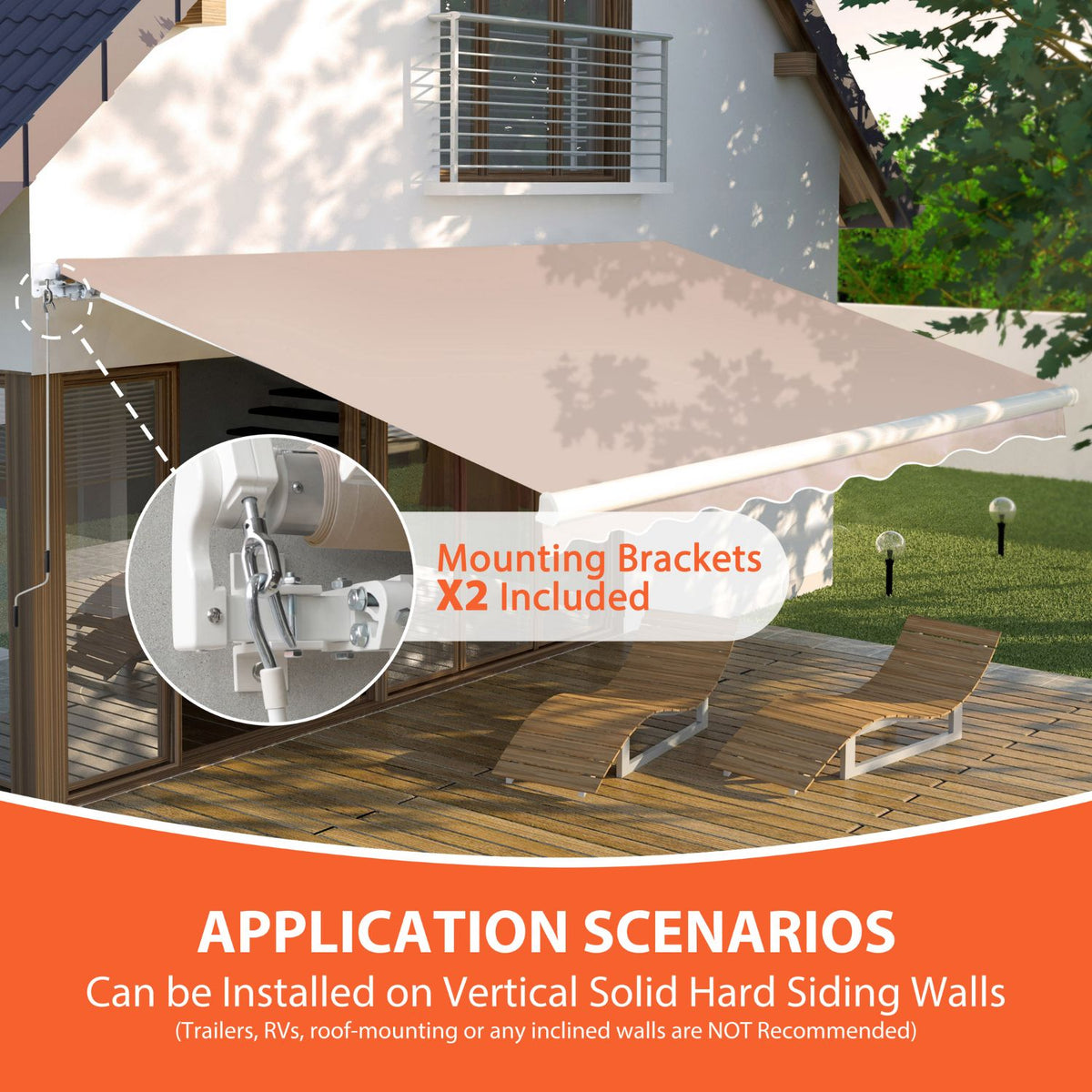 roll up deck awning