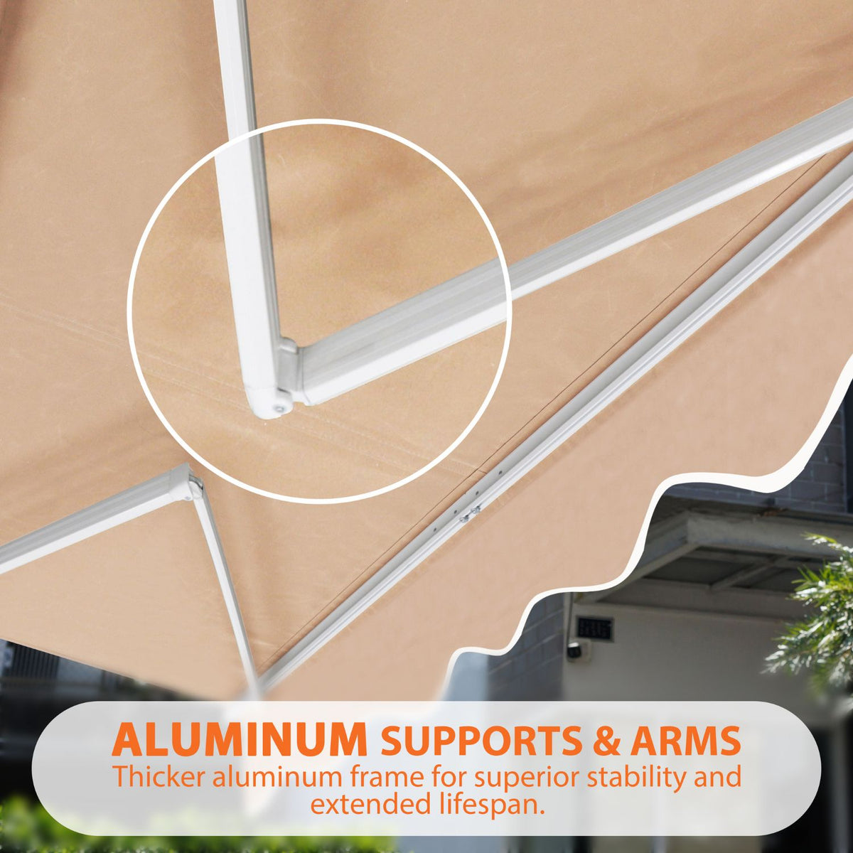 slope patio awning