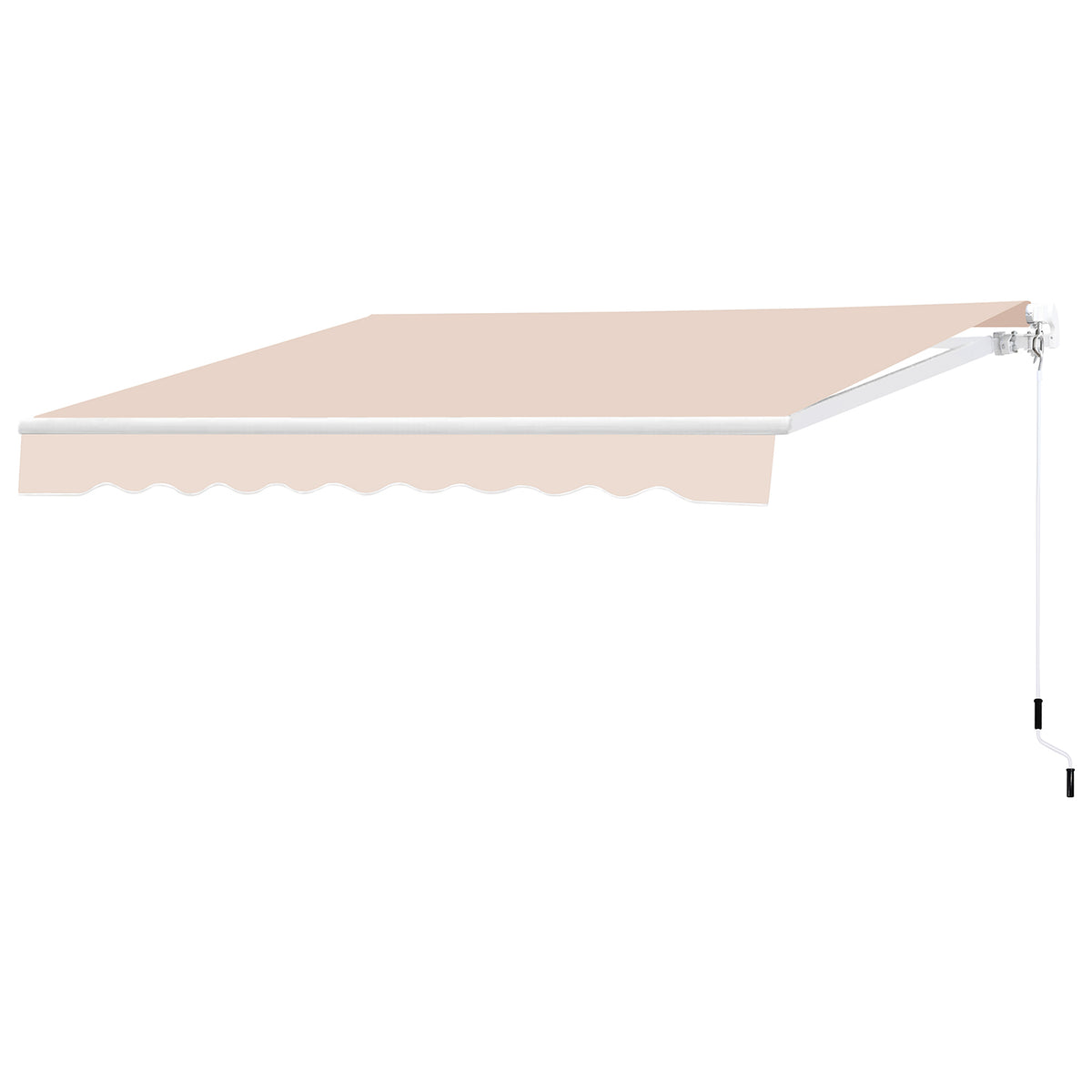 8x7 Retractable Awning, Beige