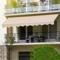 13x8 crank out awning, beige