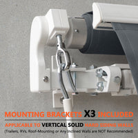 13 x 8 wall mount awning