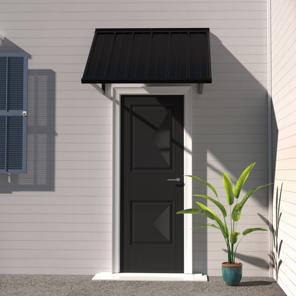 Veikous Metal Door Awning