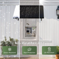 All-Weather Metal Awning for Outdoor