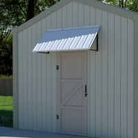 Veikous Residential Metal Awning, Fixed Window Awning with Triangle Frame for Doors, Porches, Balconies
