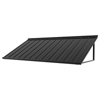 Veikous Metal Door Awning 103x36 in, Powder-Coated Frame Awnings for Front Entrance, All-Weather Protection Sunshade