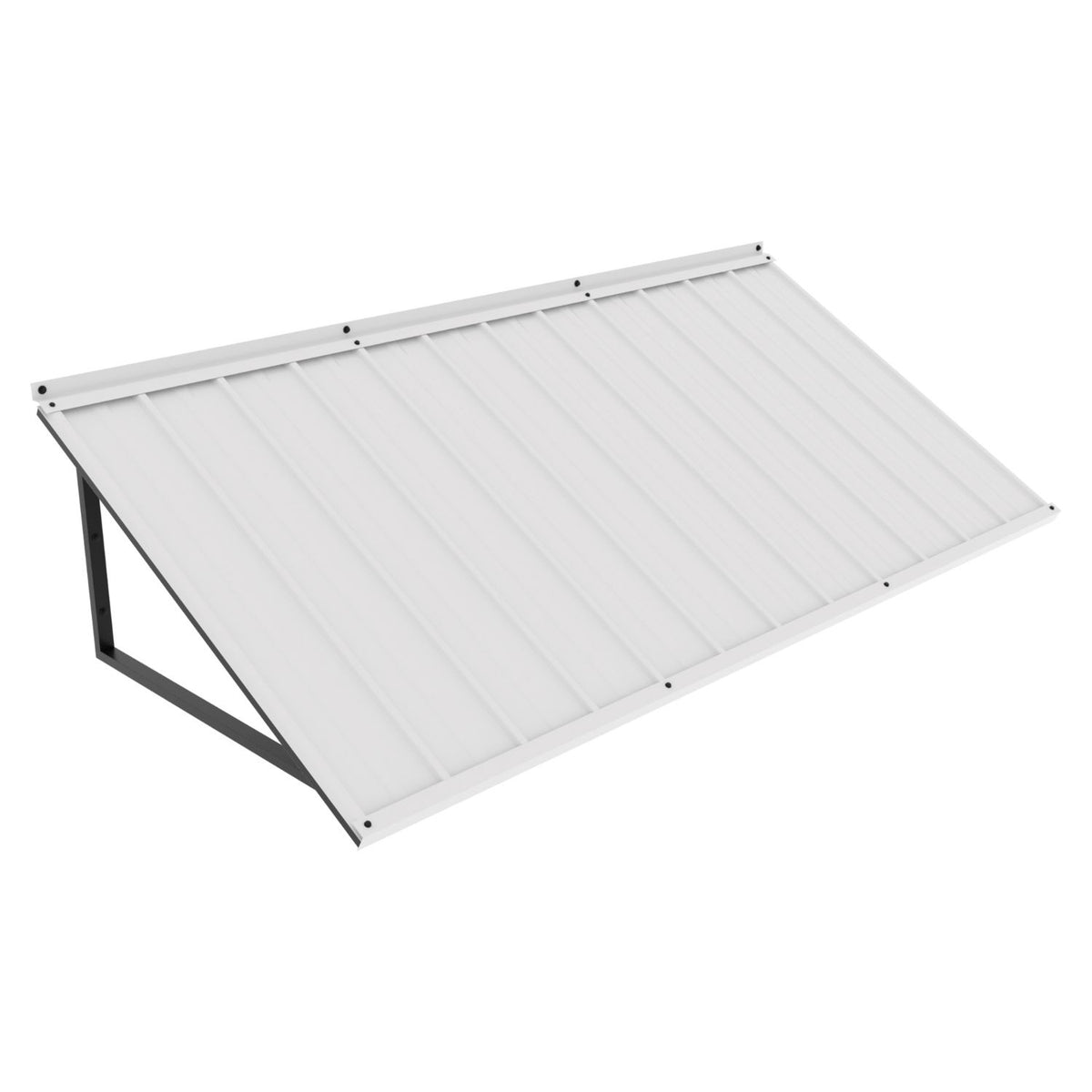 Veikous Metal Door Awning 103x36 in, Powder-Coated Frame Awnings for Front Entrance, All-Weather Protection Sunshade