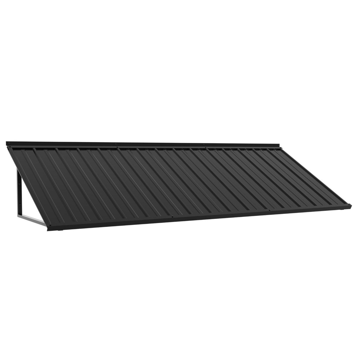 Veikous Metal Door Awning 103x36 in, Powder-Coated Frame Awnings for Front Entrance, All-Weather Protection Sunshade