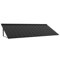 Veikous Metal Door Awning 103x36 in, Powder-Coated Frame Awnings for Front Entrance, All-Weather Protection Sunshade