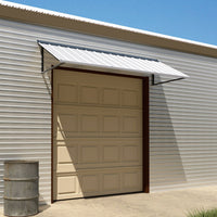 Veikous Metal Door Awning 103x36 in, Powder-Coated Frame Awnings for Front Entrance, All-Weather Protection Sunshade