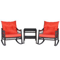 3 Piece Bistro Set, Orange