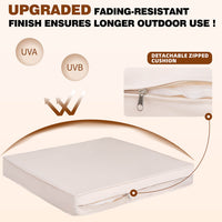 3 piece outdoor rocker set, Beige