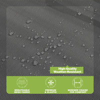 folding lounge chair with pillow, Gray