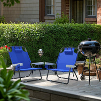 Veikous Backpack Beach Chair, 5-Position Camping Chair 