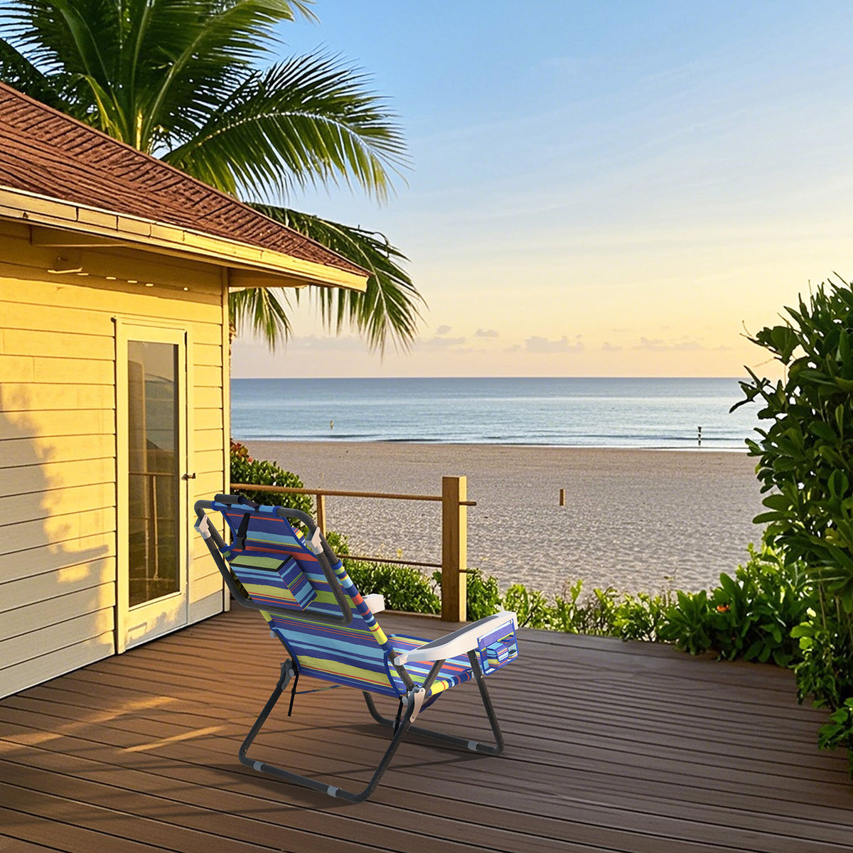 Veikous Backpack Beach Chair