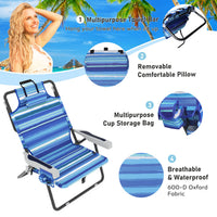 Veikous Backpack Beach Chair