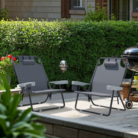 Veikous Backpack Beach Chair, 5-Position Camping Chair 