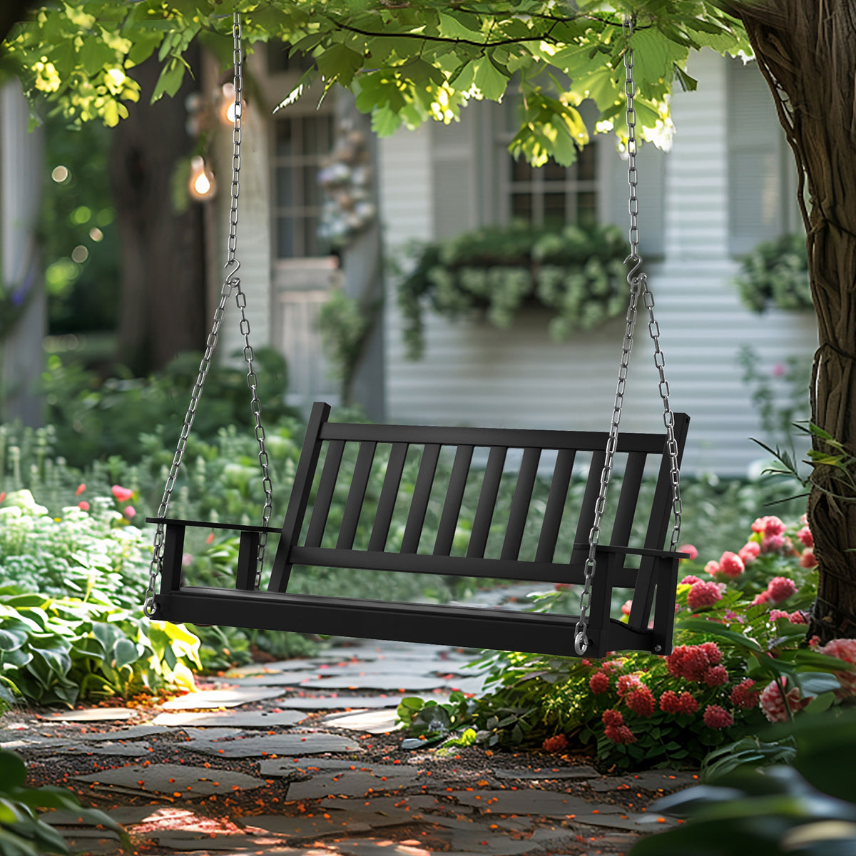 polywood swing bench