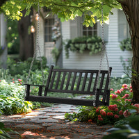 polywood swing bench