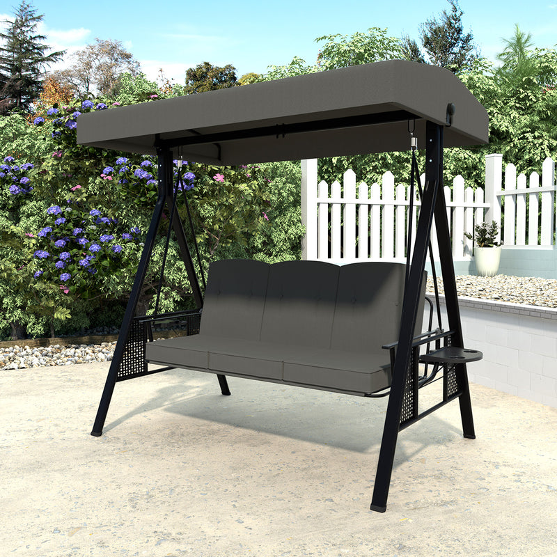 outdoor swing chair with canopy
