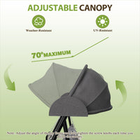 70° adjustable canopy outdoor swing chair