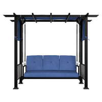 Veikous Patio Swing Chair, Blue