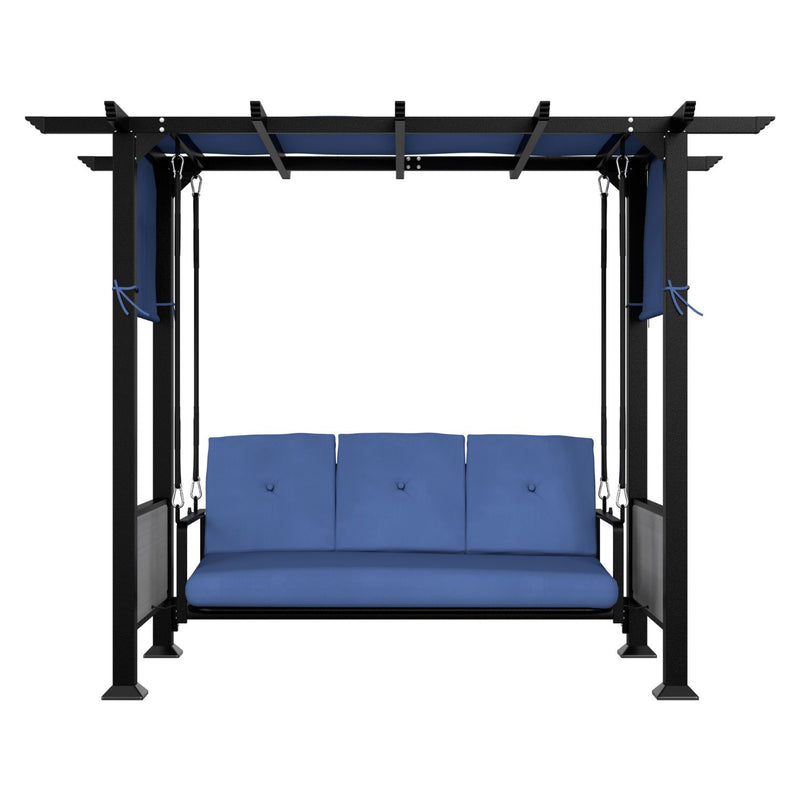 Veikous Patio Swing Chair, Blue