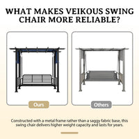 Patio Swing Chair with Metal Frame