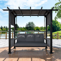 Hanging Chair Pergola with Soft Cushion