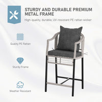 outdoor high top table and chairs