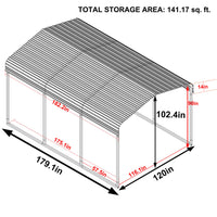 10 x 15 Outdoor Carport