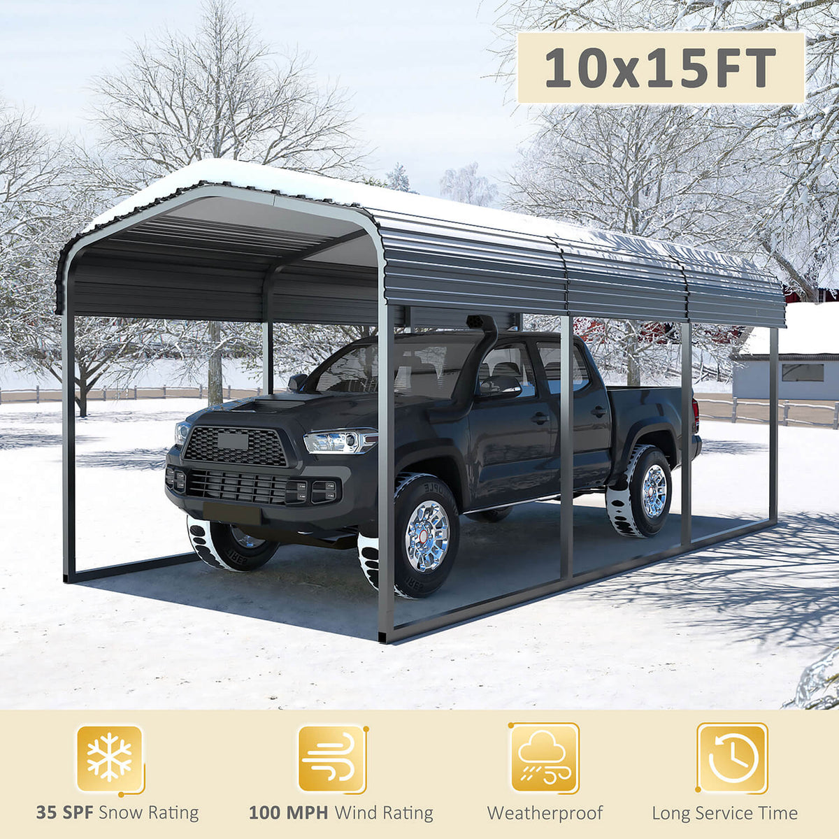 12 X 15 Outdoor Carport