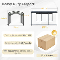 10 X 15 Outdoor Carport