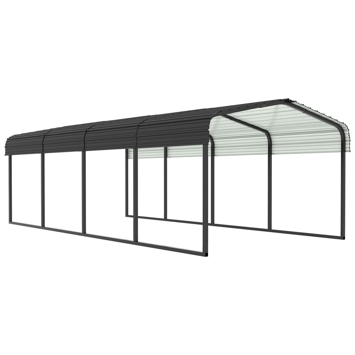 12 x 20 Outdoor Carport, Metal Frame