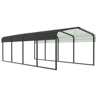 12 x 20 Outdoor Carport, Metal Frame