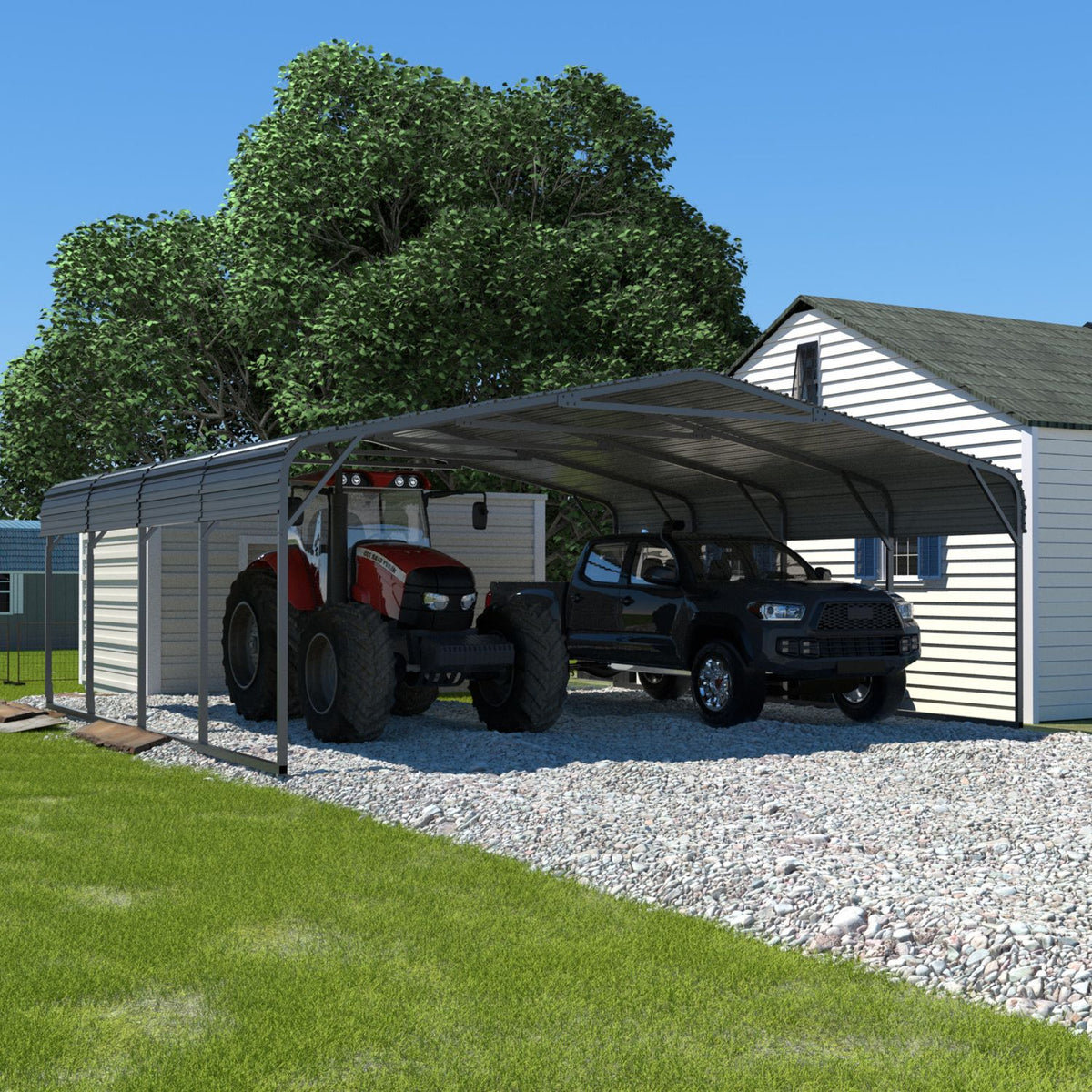 20 x 20 Heavy Duty Metal Carport