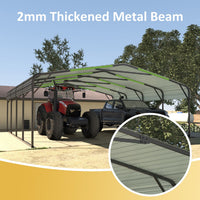Heavy Duty Carport with Metal Beam