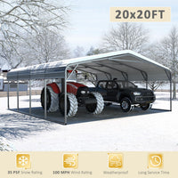 Metal Carport for Outdoor