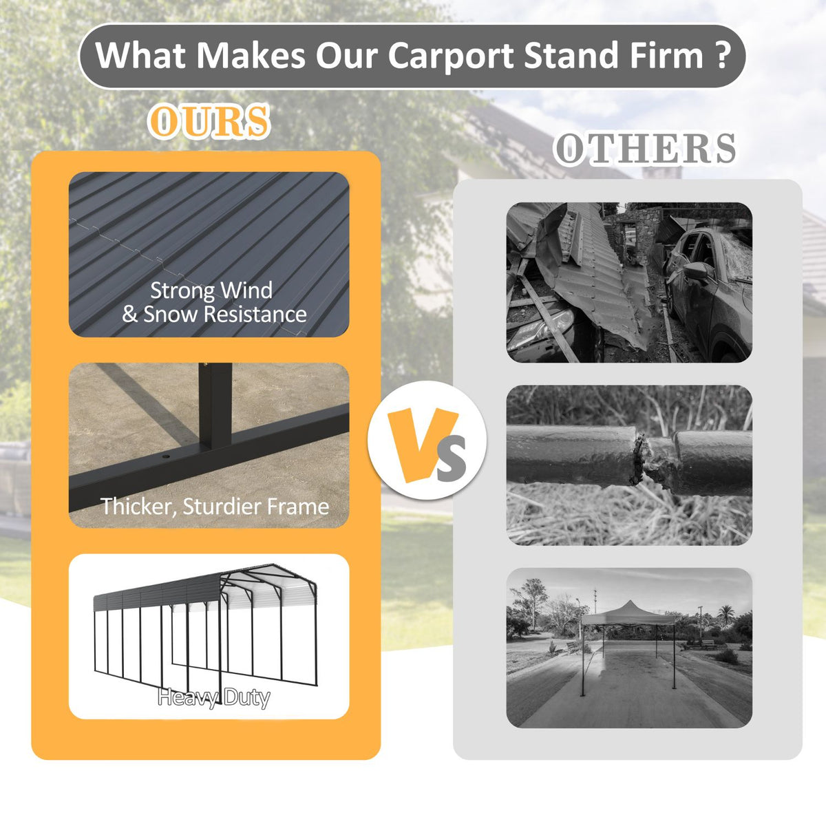Outdoor rv cover carport