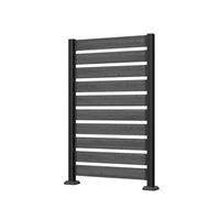 Gray privacy fence panel