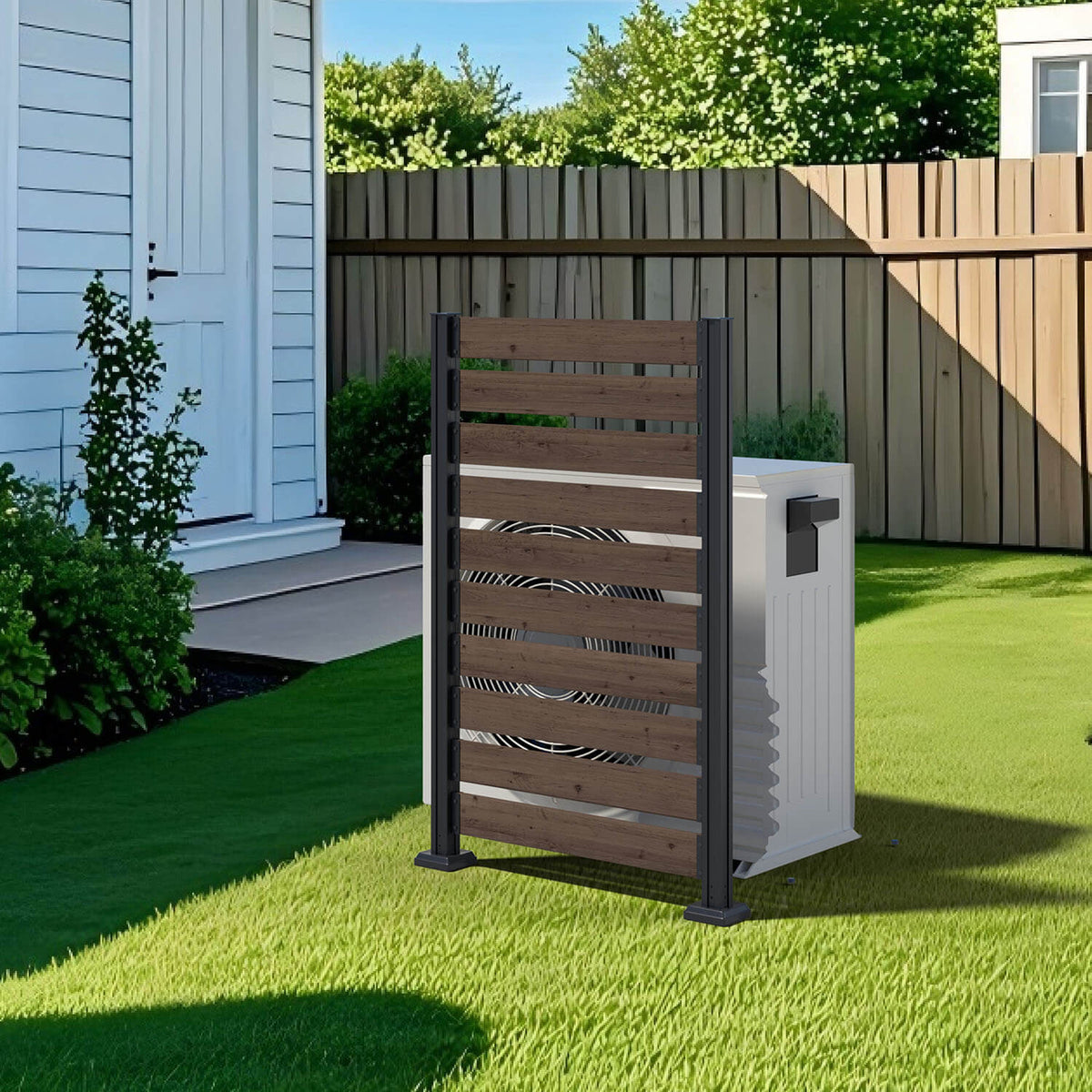 privacy screen wood slats